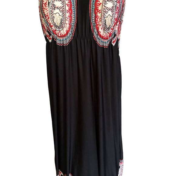 iB Diffusion paisley print halter maxi dress size S - Picture 4 of 7